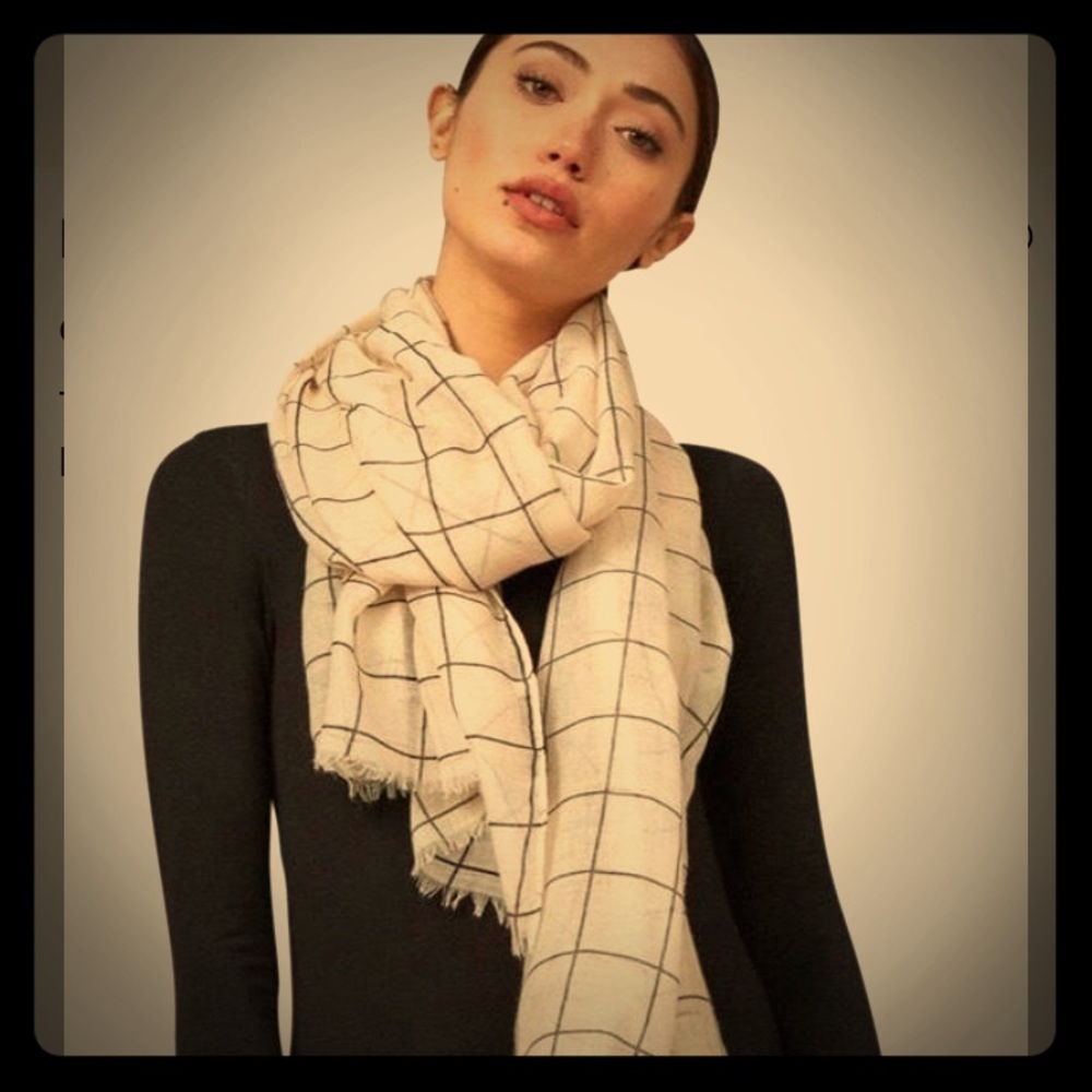 Rachel Pally summer cream Scarf 🧣